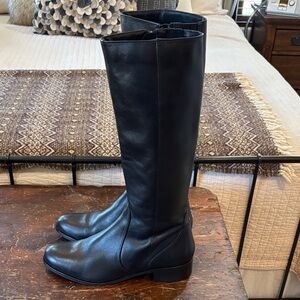 Beautiful tall leather boot.